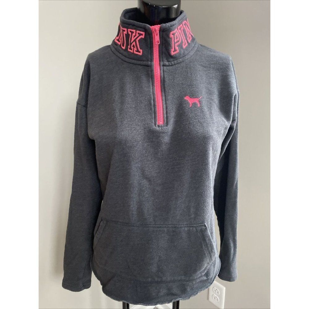 Womens Victorias Secret Pink Pullover Sweater Size XS Pink Color Dog